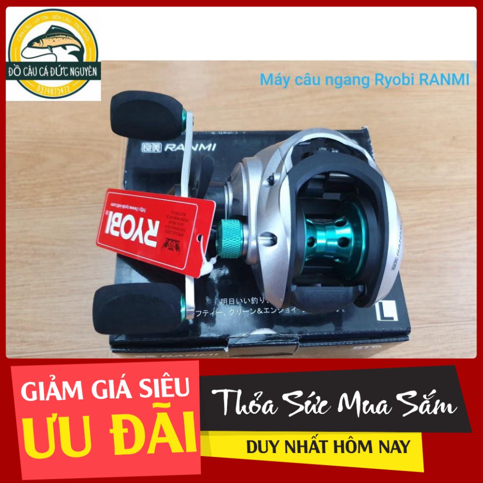 [ XẢ KHO ] [GIÁ TỐT NHẤT] Máy câu ngang Ryobi Ranmi tay trái chuyên lure cá chuối,lóc,chẽm-ĐỒ CÂU CÁ ĐỨC NGUYÊN Liên hệ 