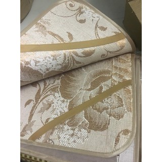 Chiếu điều hoà MUJI cao cấp 2 mặt mây & lụa (01 chiếu + 2 vỏ gối)