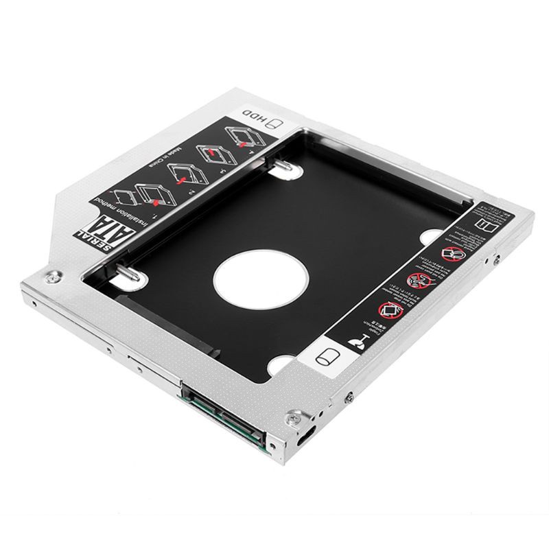 Bộ Chuyển Đổi Ổ Cứng Kok 2nd Hdd Caddy 9.5mm Sata Sang Sata Cho Laptop Cd / Dvd