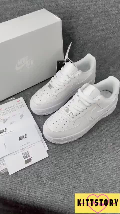 Giày AF1 thể thao Trắng, Giày sneaker trắng full nam nữ siêu hot dễ phối đồ tặng FullBoxBill | BigBuy360 - bigbuy360.vn