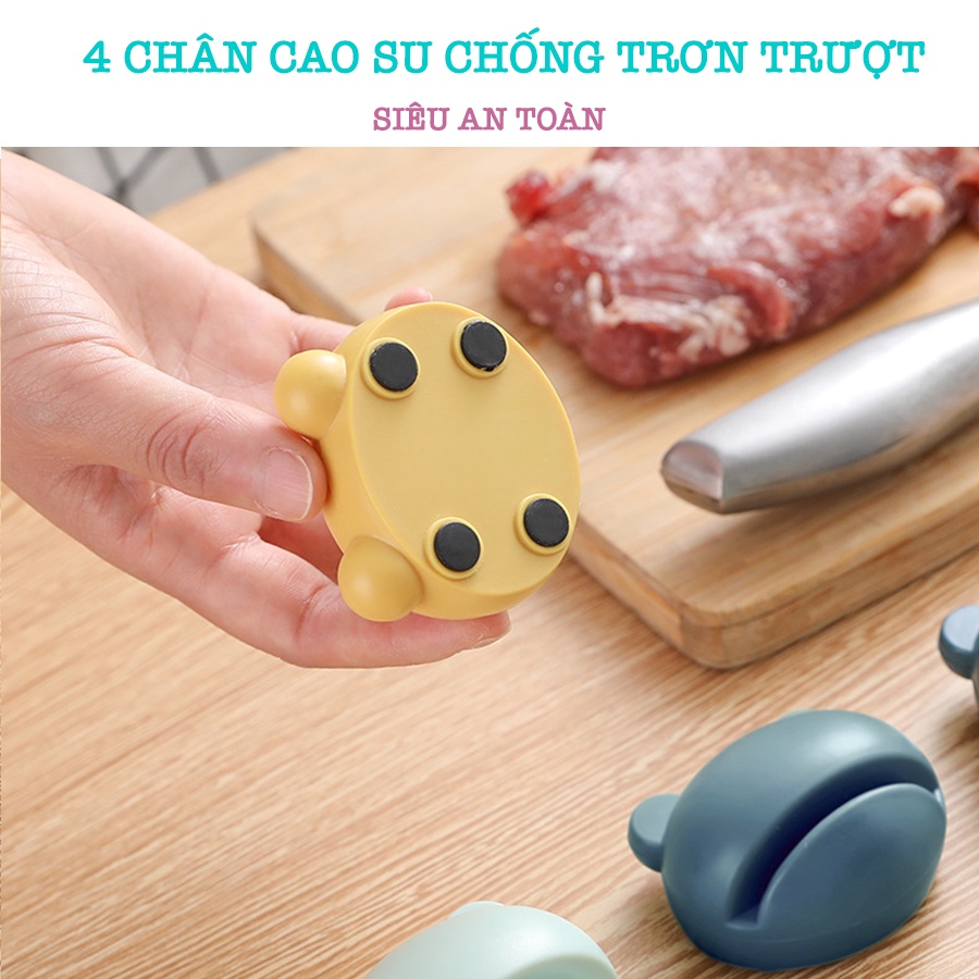 Dụng Cụ Mài Dao Hình Ếch Dễ Thương Nhiều Màu Cao Cấp Z007