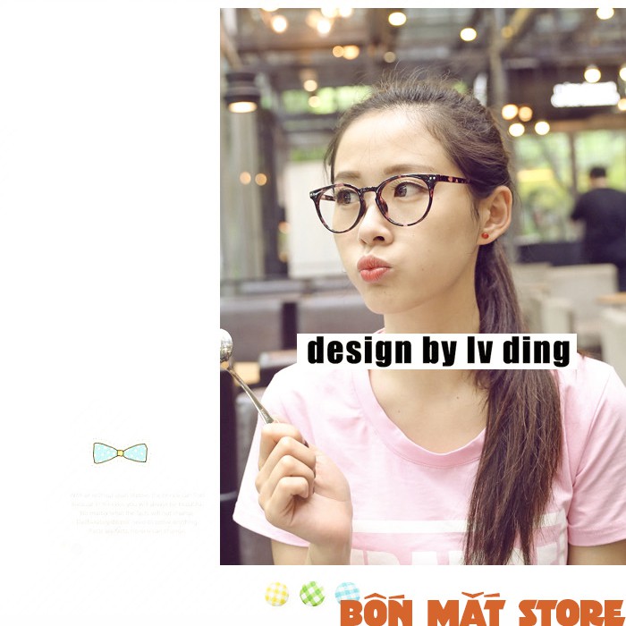Gọng Kính Cận Nhựa Acetate Form Tròn - B283 | BigBuy360 - bigbuy360.vn