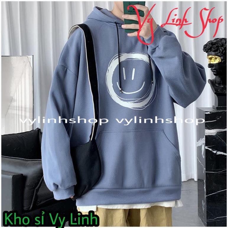 Áo Hoodie Unisex In Hình Mặt Cười GIÁ RẺ