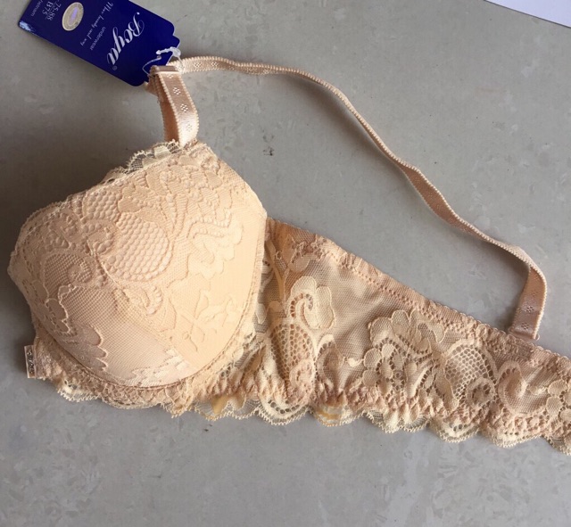Áo ngực boya _ mút mỏng cài trước ren M012