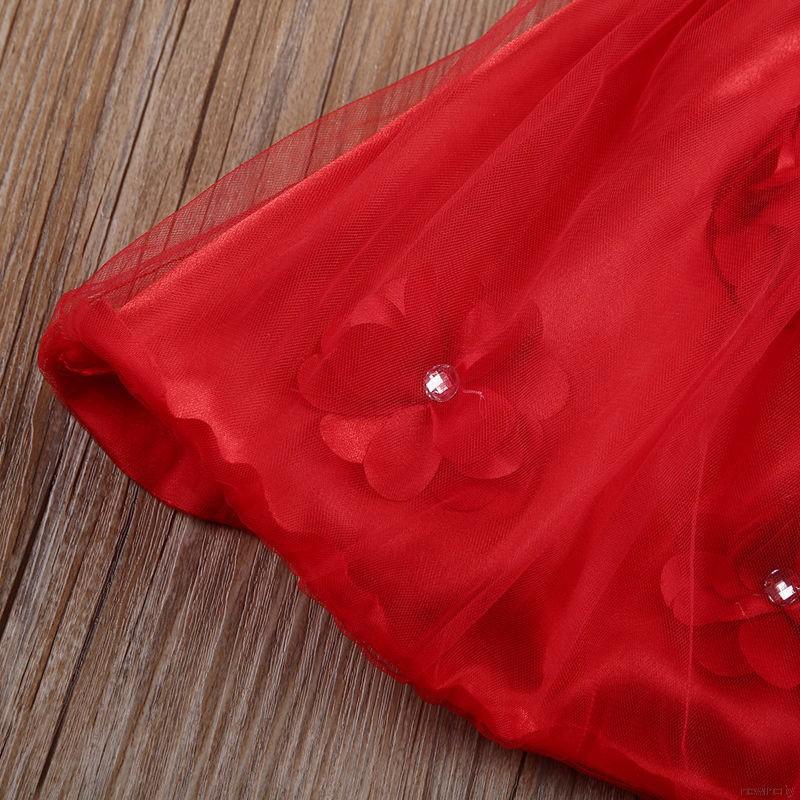 Đầm ren công chúa + cài tóc cho bé gái