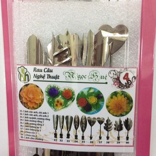 Dụng cụ làm thạch rau câu 3D Ngọc Huệ (bộ số 4 - hoa quỳnh, xương rồng, cẩm chướng, tường vy, vân anh, chi anh)