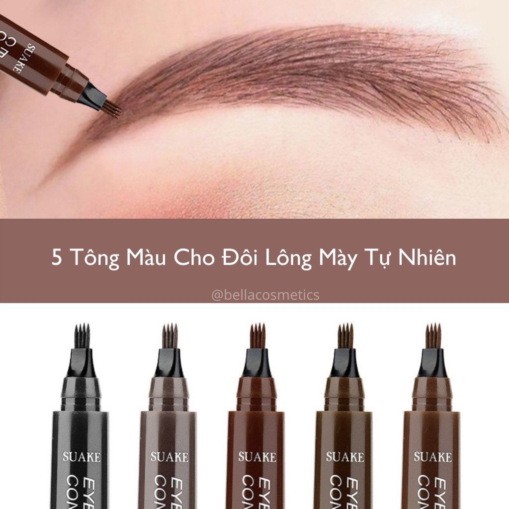 Kẻ lông mày SUAKE 4D phẩy sợi tự nhiên - kẻ chân mày JINT