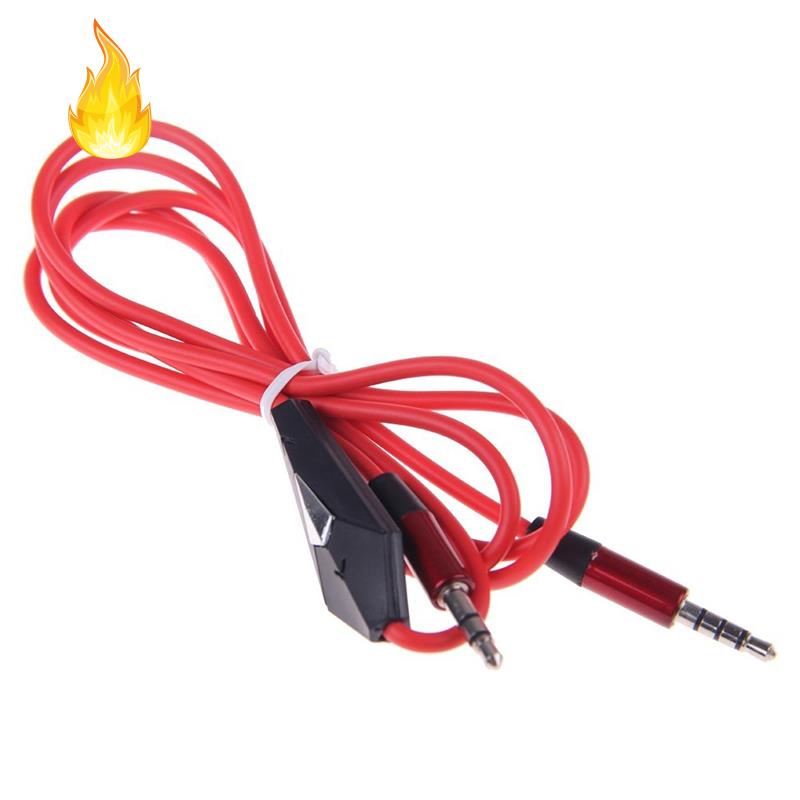 Dây Cáp Mở Rộng Nối Tai Nghe Đầu 3.5mm Thông Dụng Màu Đỏ Đen