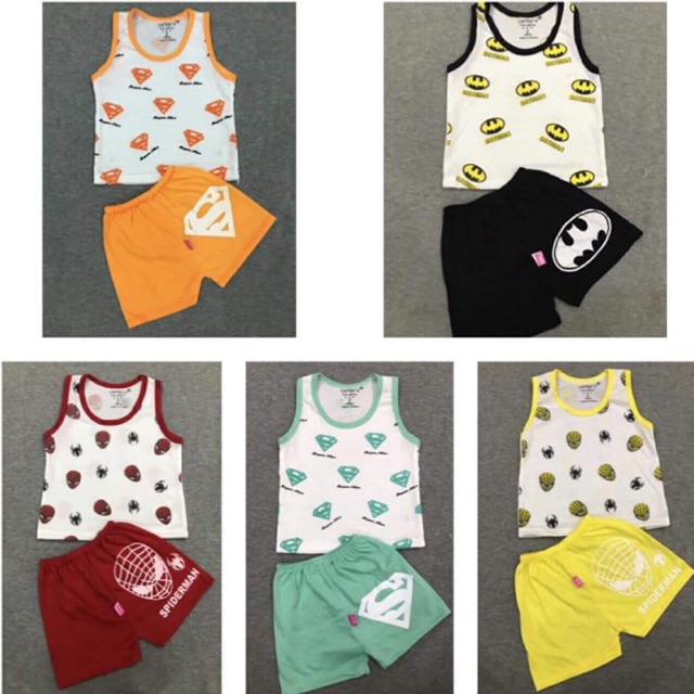 Combo 5 bộ balo cho bé (shopmh59)
