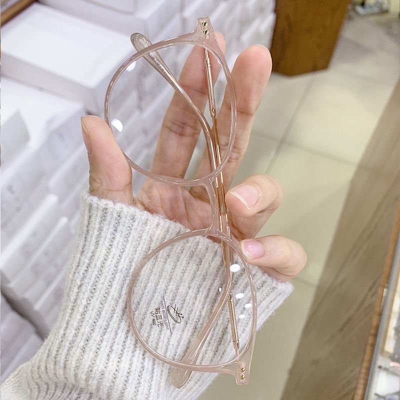 Mắt Kính Gọng Trong Suốt Siêu Nhẹ Thời Trang Hàn Quốc Cho Nữ