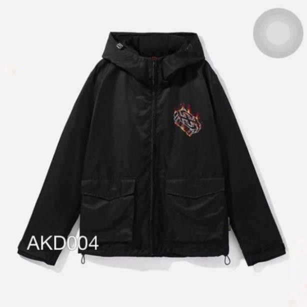 Áo khoác dù nam nữ in hình phong cách mạnh mẽ cá tính siêu phẩm cuốn hút việt