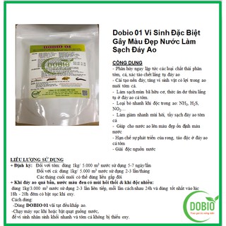 Dobio 01 Vi Sinh Đặc Biệt Gây Màu Đẹp Nước Làm Sạch Đáy Ao DOBIO.VN
