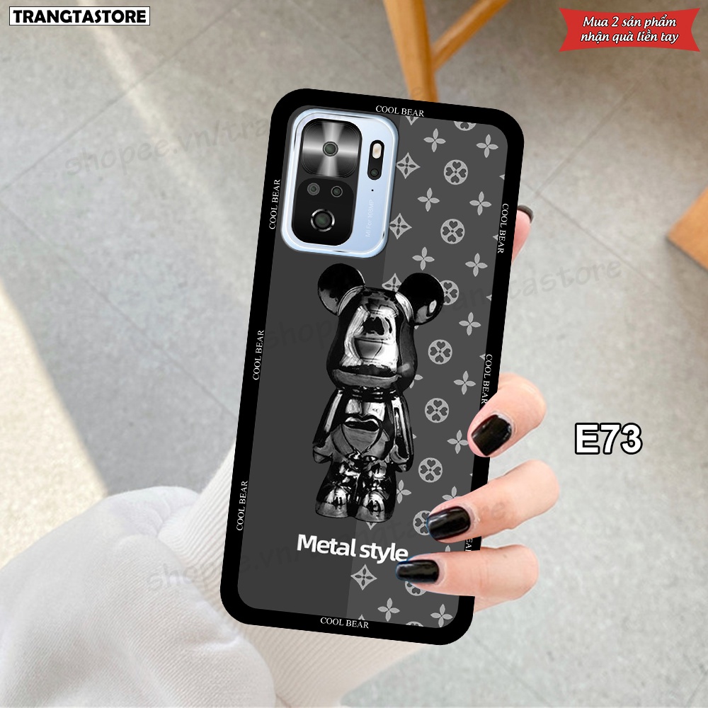 Ốp Xiaomi K40 / K40 Pro / K40 Pro Plus / K40 Pro+ in hình gấu Bearbrick,Metal Style,Doremon siêu dễ thương chất lượng