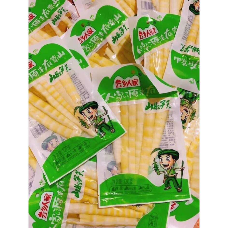 Măng trúc muối cay đặc sản Tứ Xuyên gói 120g