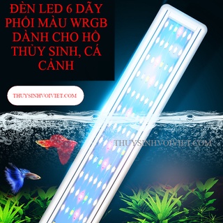 Hình ảnh Đèn led 6 dãy ánh sáng trắng hoặc phối màu WRGB dành cho hồ thủy sinh, hồ cá cảnh, VUI LÒNG XEM KỸ MÔ TẢ chính hãng