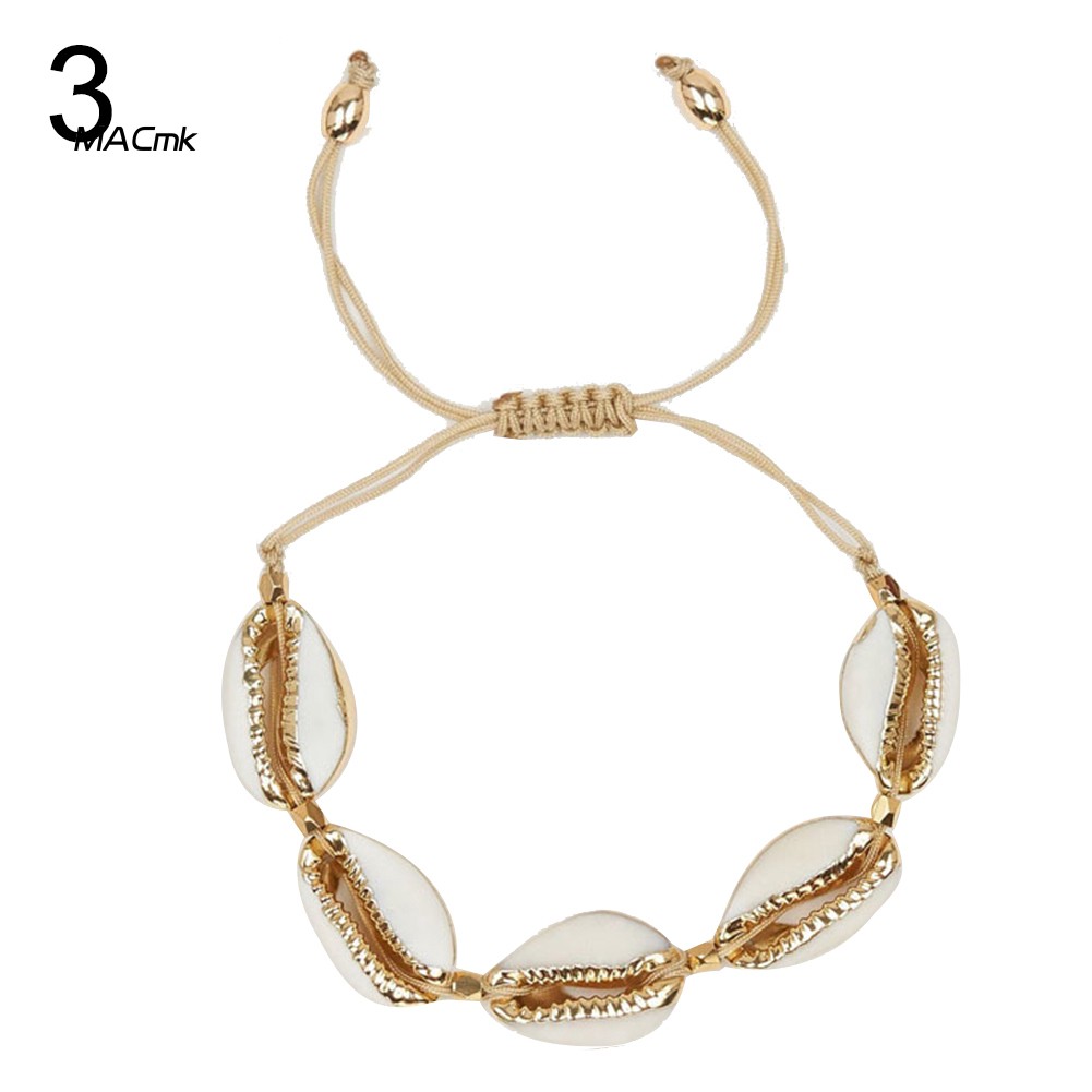 Vòng Tay Vỏ Sò bohemia Thời Trang Mùa Hè Cho Nữ