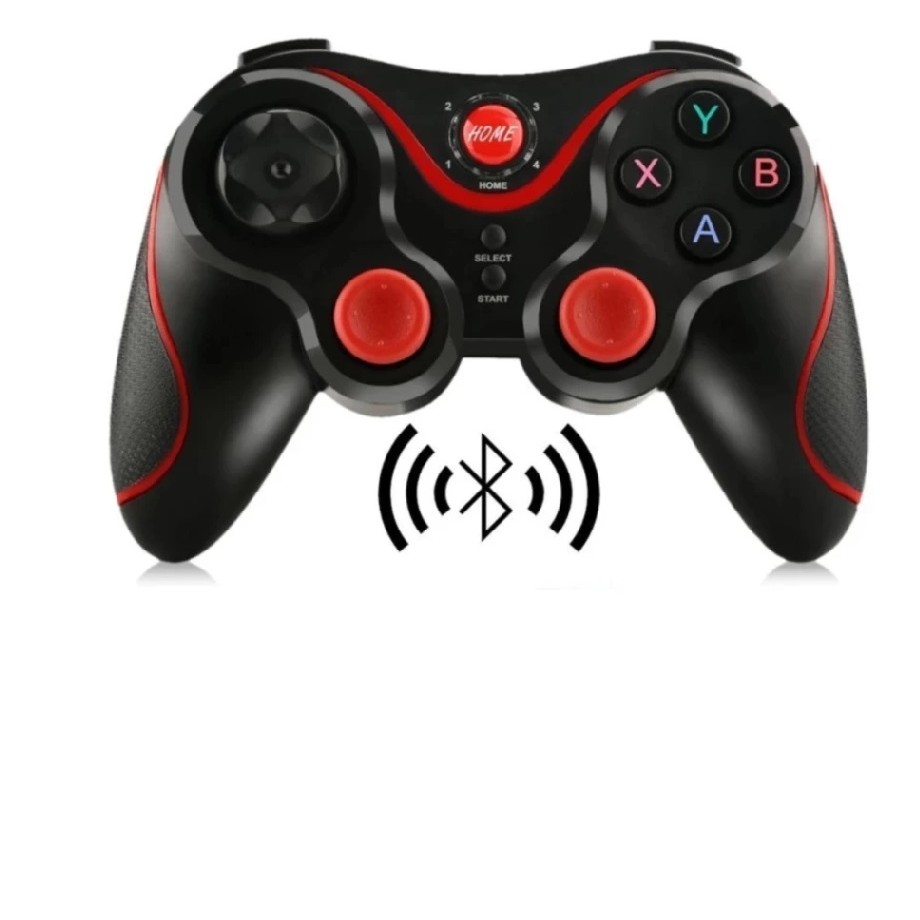 Tay Cầm Chơi Game Bluetooth Terios X3 Kèm Giá Đỡ Điện Thoại, Dây Sạc