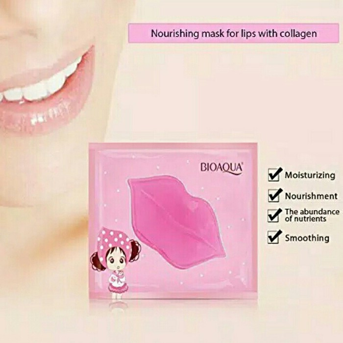 (Hàng Mới Về) Set 10 Mặt Nạ Môi Collagen Bioaqua | BigBuy360 - bigbuy360.vn