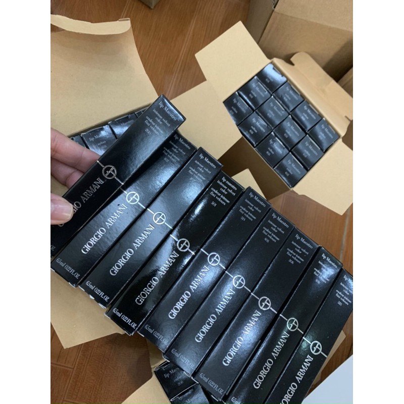 SON KEM GIORGIO ARMANI LIP MAESTRO màu 201 206 207 400 406 500 501 524 525 chuẩn auth