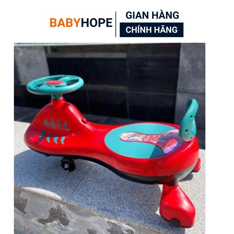 Xe lắc cho bé có nhạc và đèn kết hợp xe chòi chân cho bé CAT BABYHOPE
