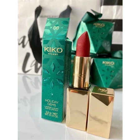 Son Môi Lì Kiko Milano Holiday Gems Lasting Luxury Matte Lipstick