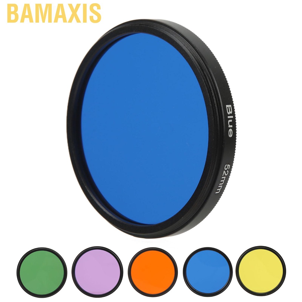 Bamaxis 52mm Lens Filter Optical Glass Camera for Nikon Fujifilm Digital Cameras Series