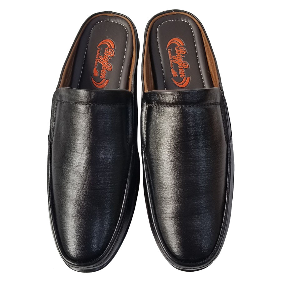 Dép Bít Mũi Nam Da Bò Thật BIGBEN Cao Cấp SB91