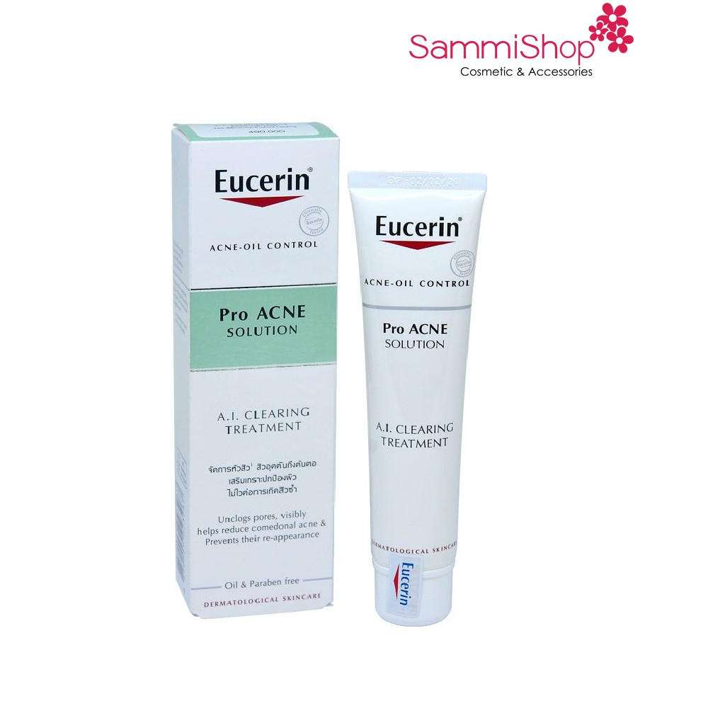 Gel ngừa mụn Eucerin Acne-Oil Control ProACNE Solution A.I. Clearing Treament 40ml