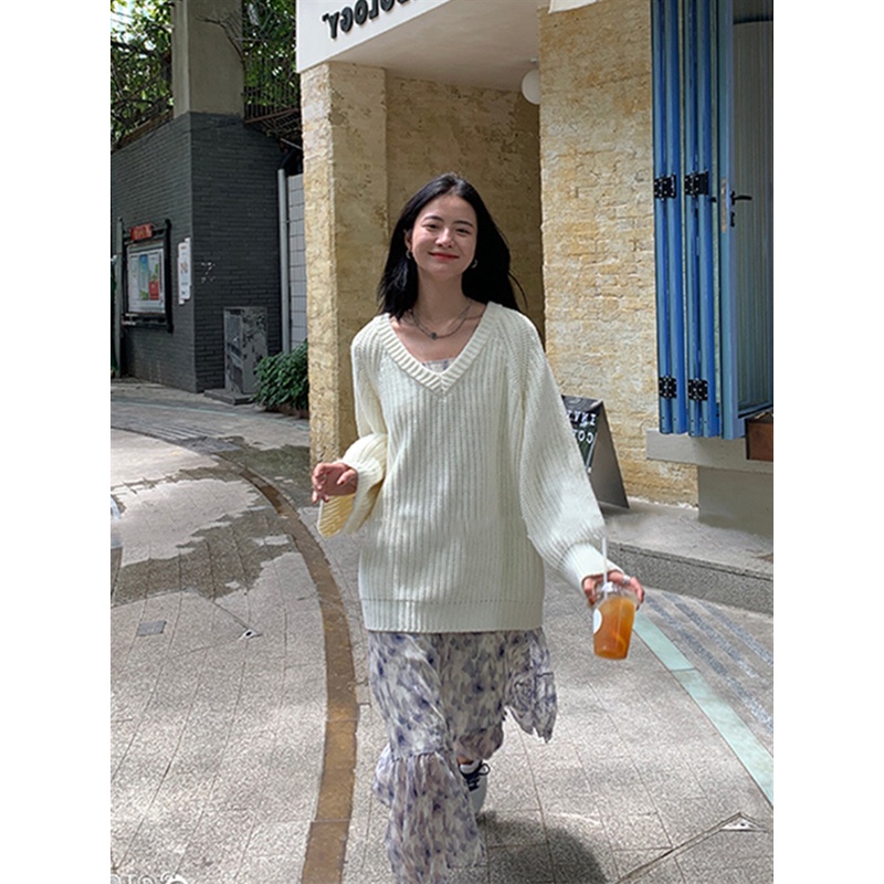 Áo Khoác Cardigan Cotton Hai Lớp Trước Và Sau Thời Trang Mùa Thu 2022 Mới