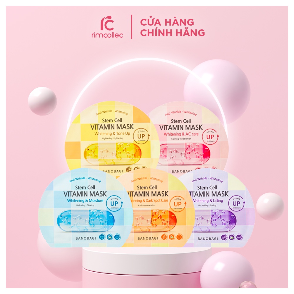 Mặt Nạ Vitamin Banobagi Vita Genic Jelly Mask 10 Miếng