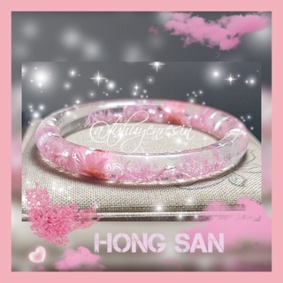 Vòng tay resin hoa khô nhà Tư Tư làm theo mẫu có sẵn☘_ mẫu #4.2