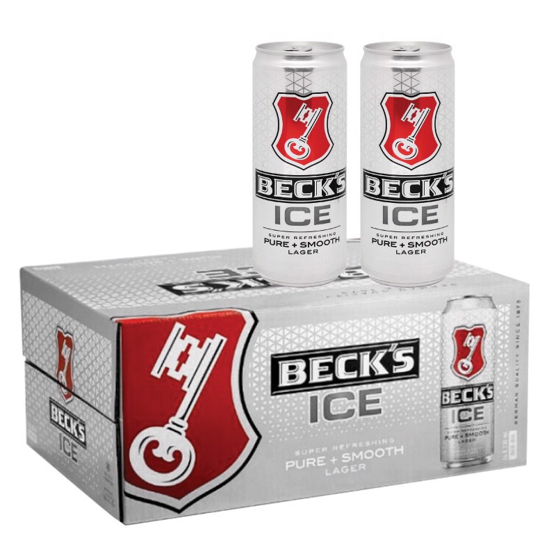 Beck's Ice lon 330ml - Thùng 24