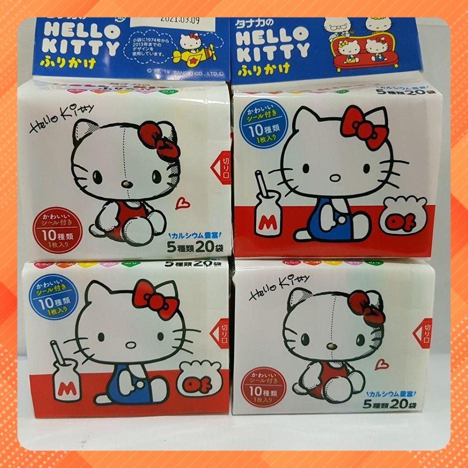 Gia Vị Rắc Cơm Thập Cẩm Hello Kitty( 5g*20 gói) Nhật Bản [Date T7/2022]