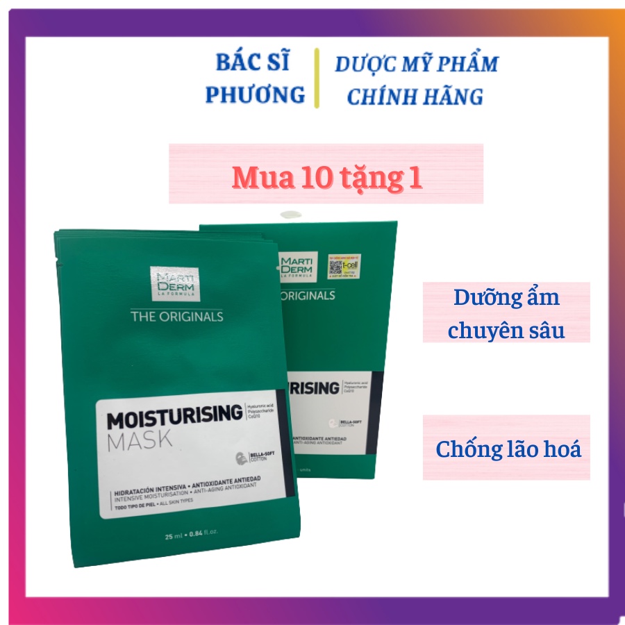 Mặt nạ dưỡng ẩm, chống lão hóa MartiDerm The Originals Moisturising Mask