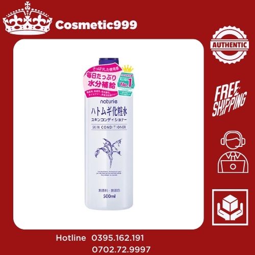 Nước hoa hồng ý dĩ, toner ý dĩ hatomugi naturie nhật bản chính hãng Cosmetic999