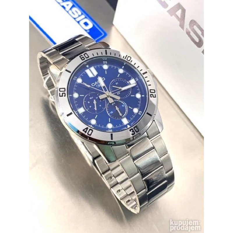 Đồng hồ nam dây kim loại Casio Anh Khuê MTP-VD300D-2EUDF