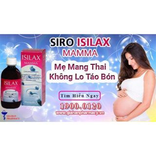 ISILAX MAMMA giảm tình trạng táo bón cho mẹ bầu và sau sinh.(hết hàng )