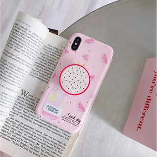 Ốp Iphone Dẻo Trái Cây + Pop