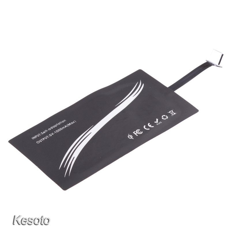 [KESOTO] USB Type C Qi Wireless Charging Receiver Patch Module for Android CellPhones