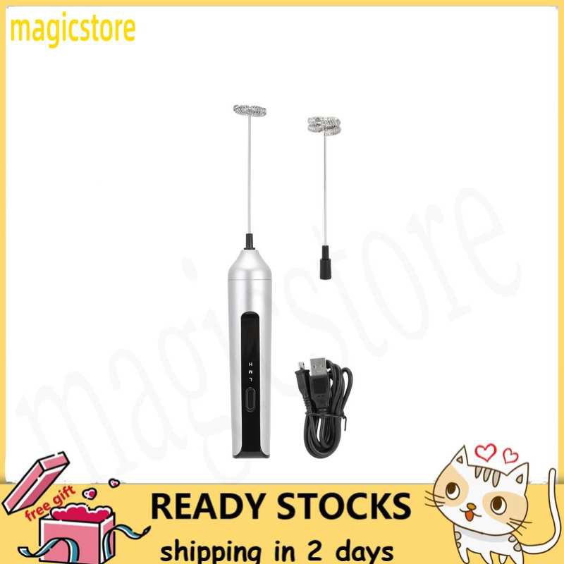 Magicstore Handheld USB Electric Milk Frother Drink Coffee Foamer Whisk Kitchen Utensil