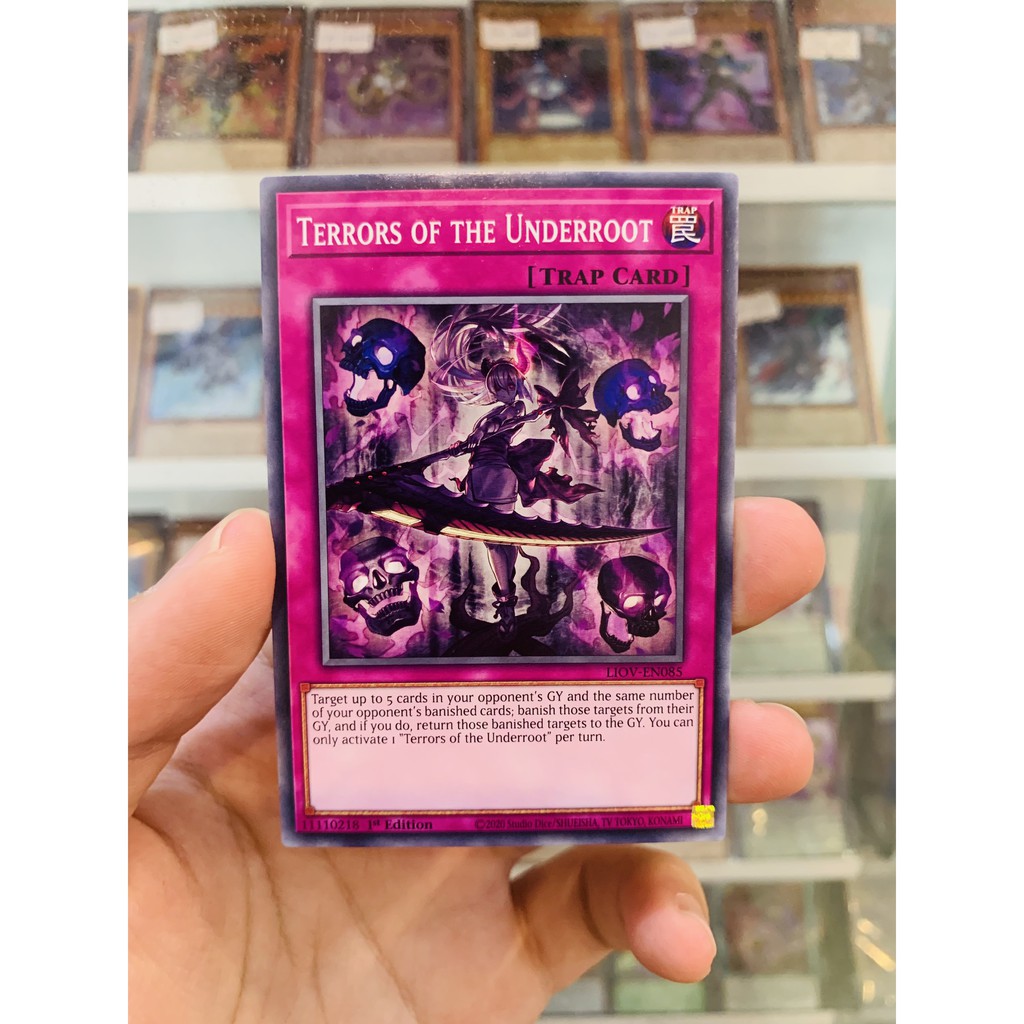 Thẻ Bài Lẻ YugiOh! Mã LIOV-EN085 - Terrors of the Underroot - Common - 1st Edition