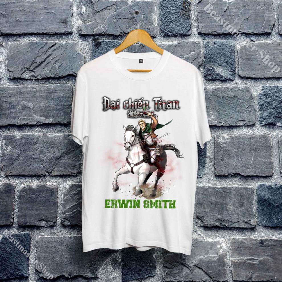 [DISCOUNT]💚 Áo Unisex Erwin Smith - Áo Unisex Attack on Titan - Erwin Smith T-Shirt cá tính - ES-005