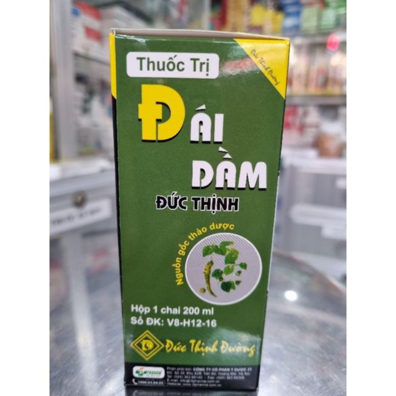 Siro ĐÁI DẦM - MỒ HÔI TRỘM Đức Thịnh chai 200ml