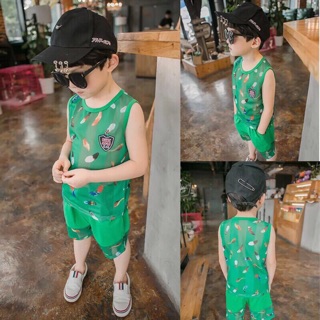 Mình chào mẫu hè cho các bé trai sành đieu mang phong cách hàn quốc sieu đẹp .áo ba lỗ thích hợp cho mùa hè nóng nực 😊