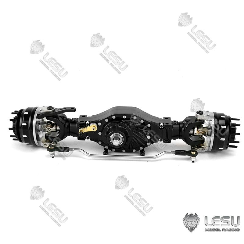 Trục cầu dẫn động 1/14 Lesu Q-9027 4x4 Giảm tốc hành tinh  Mômen soắn cao