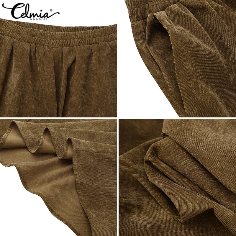 Quần ống rộng Celmia lưng co giãn tốt ng trẻ trung cho | BigBuy360 - bigbuy360.vn