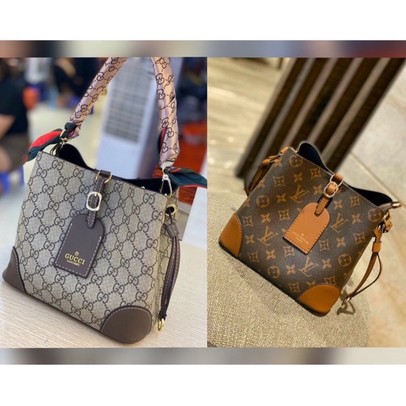 Túi Bucket Neo full  box bill, Kèm khăn