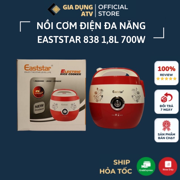 Nồi cơm điện đa năng , nồi cơm điện thông minh EASTSTAR-838 1,8L chống dính cho 5 6 người ăn