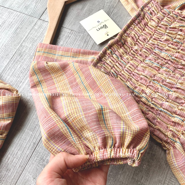 [Mã WASKT410K giảm 10K đơn 50K] Áo Kẻ Hồng Cổ Vuông (kèm ảnh thật) | BigBuy360 - bigbuy360.vn