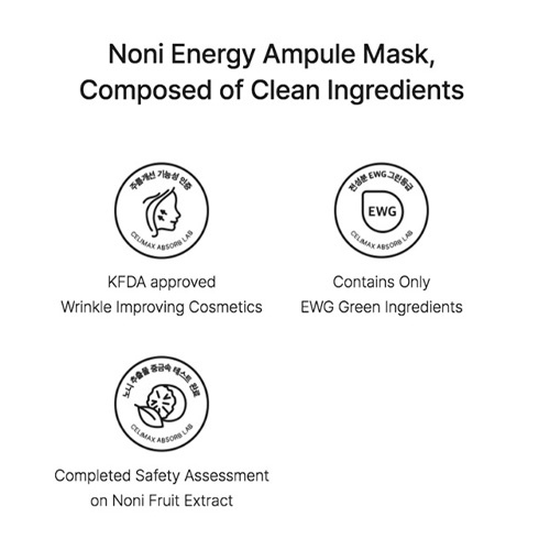 CELIMAX The Real Noni Energy Ampoule Mask 25ml * 5ea